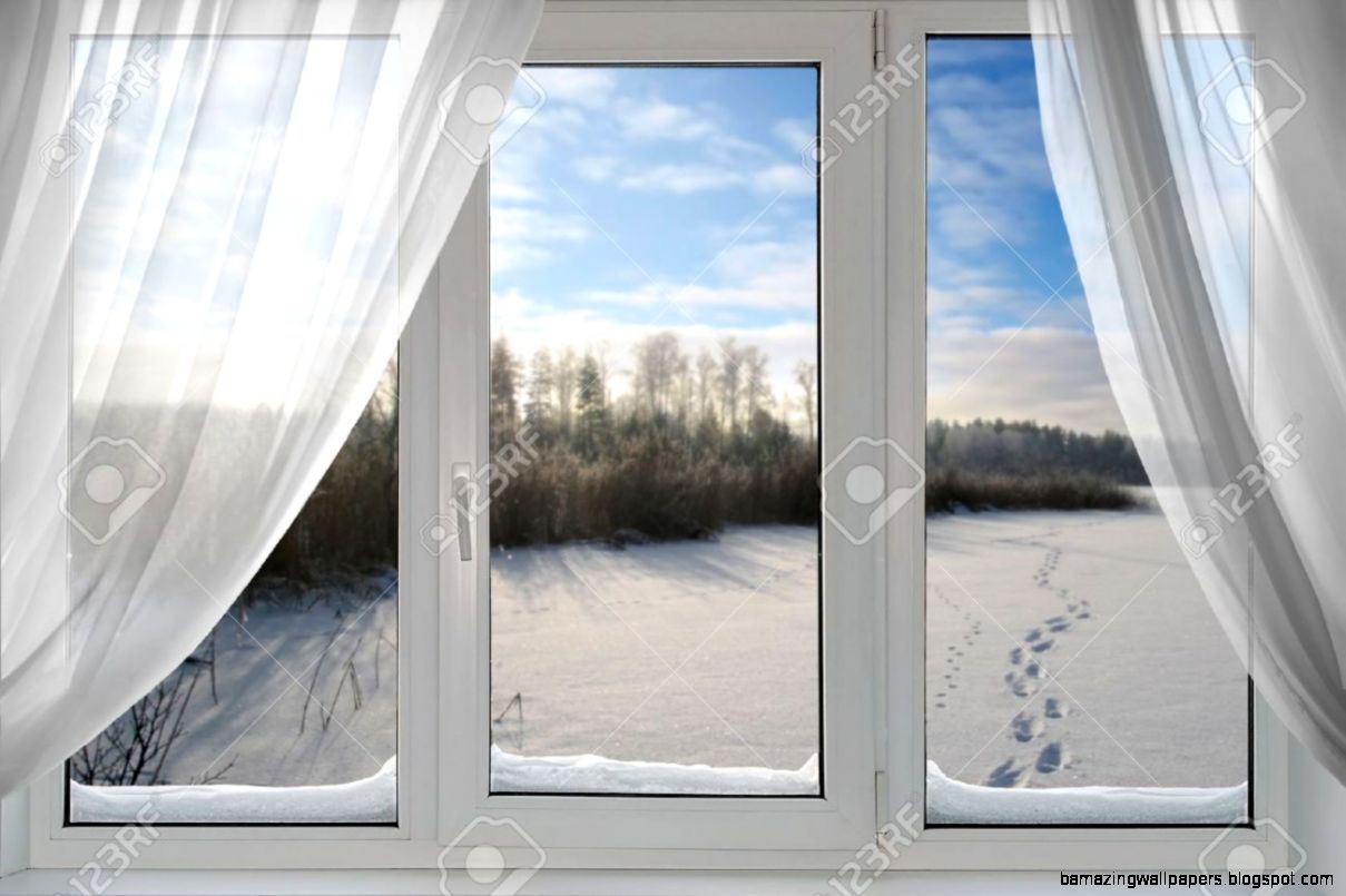 Window View Of Snow
