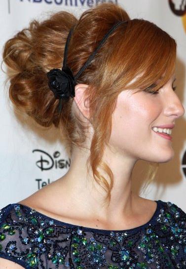 Bella Thorne Messy Updo Hairstyles 2013