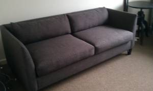 New Charcoal Linen Couch Austin Craigslist 475 