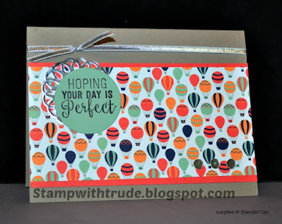 April Club Card, Stampin' Up!, Stamp with Trude, Suite Sentiments
