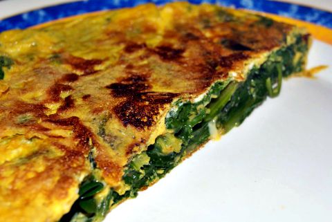 Tortilla de Acelgas a la Hortelana