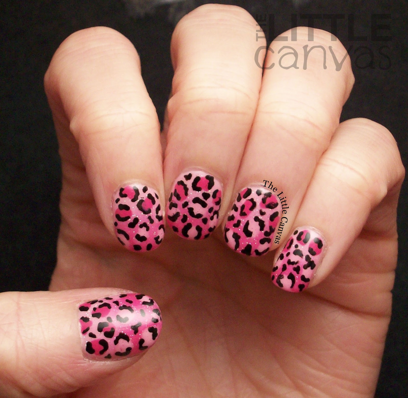 Pink Gradient Leopard Manicure with FingerPaints Sweet Spring - The ...