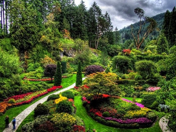 World's most beautiful gardens - Butchart Gardens, Canada