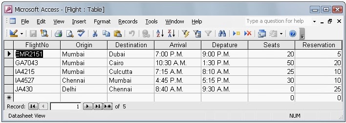 Creating A Model For An Air-line Reservation Using RMI