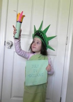 Live, Learn, Love: Homemade Statue of Liberty Costume