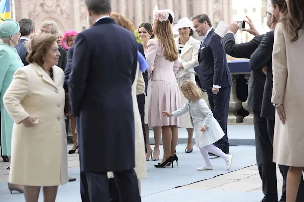 rown Princess Victoria, Princess Estelle, Prince Oscar, Prince Daniel, Princess Sofia, Princess Madeleine of Sweden,Christopher O'Neill, Former Spanish Queen Sofia and King Juan Carlos, Crown Prince Frederik and Crown Princess Mary