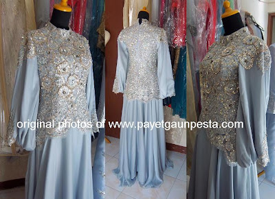 Payet Gaun Pesta  Desain Baju  Pesta  Kebaya Modern dan 