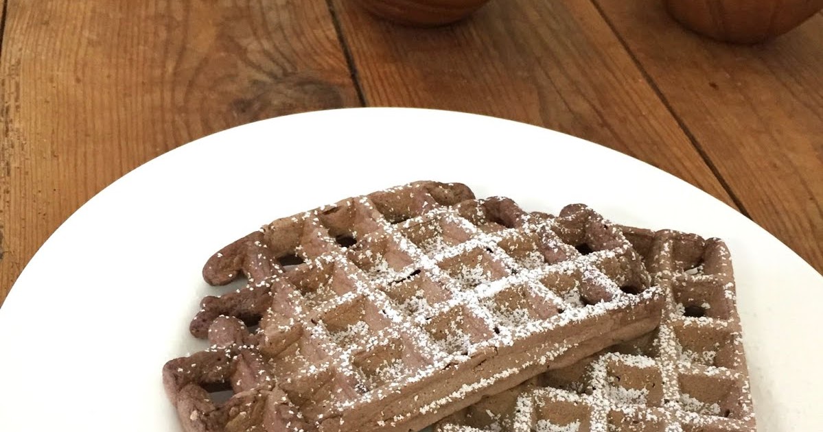 CUISINER BIEN : Schokoladen-Lebkuchen-Waffeln