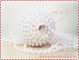 Let's Drink Coffee, Darling: Days of Christmas: DIY Pearl Bauble