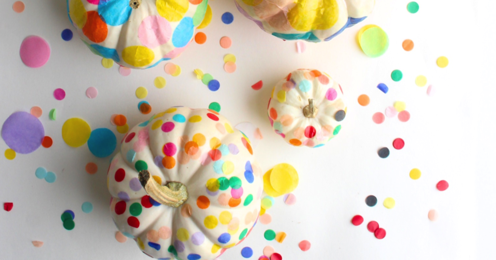 Confetti Pumpkins