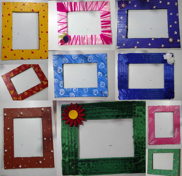 cardboard photo frames patterns and designs
