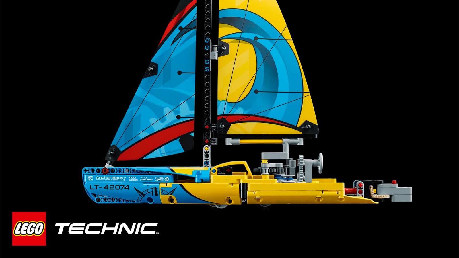 lego technic racing yacht 42074 building kit