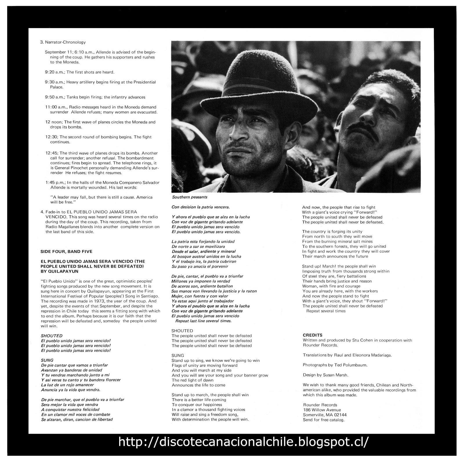 Discoteca Nacional Chile Chile Vencera! An Anthology of Chilean New