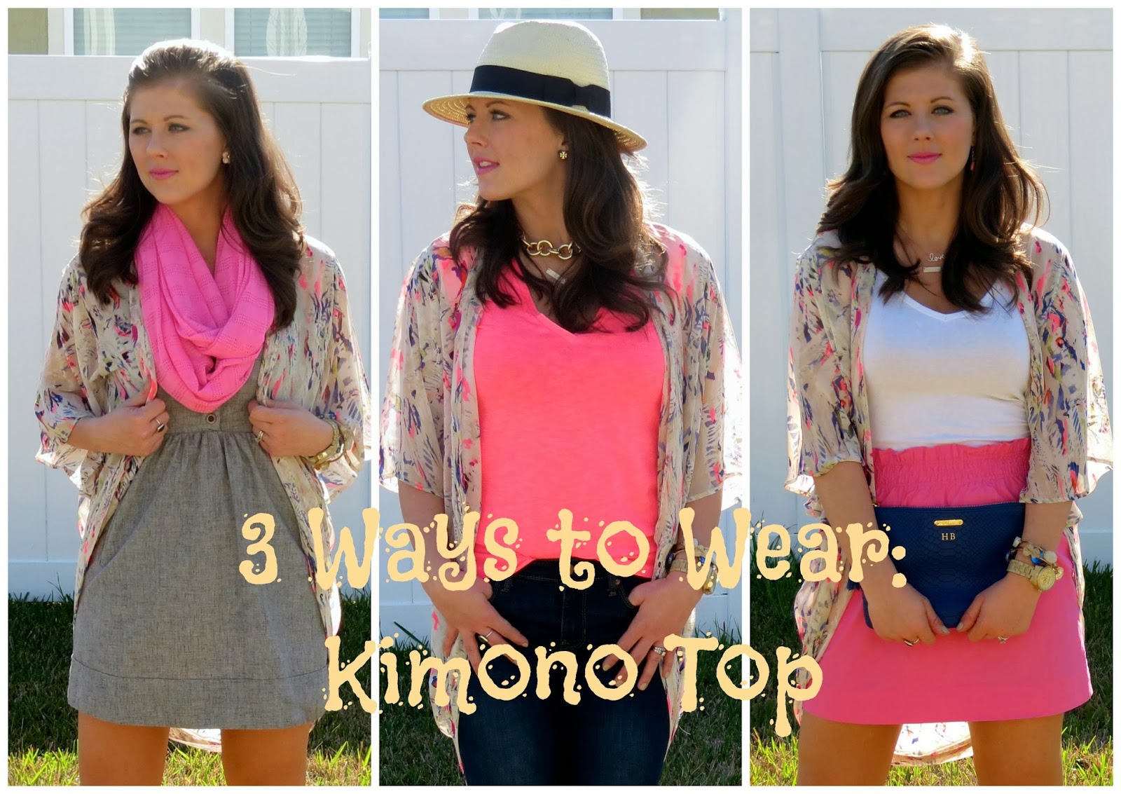 The Heathered Life 3 Ways to Wear Kimono Top