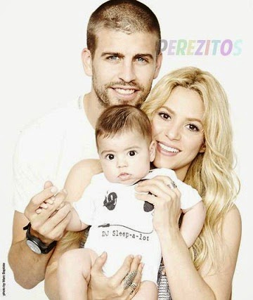 Shakira Milan and Gerard Pique