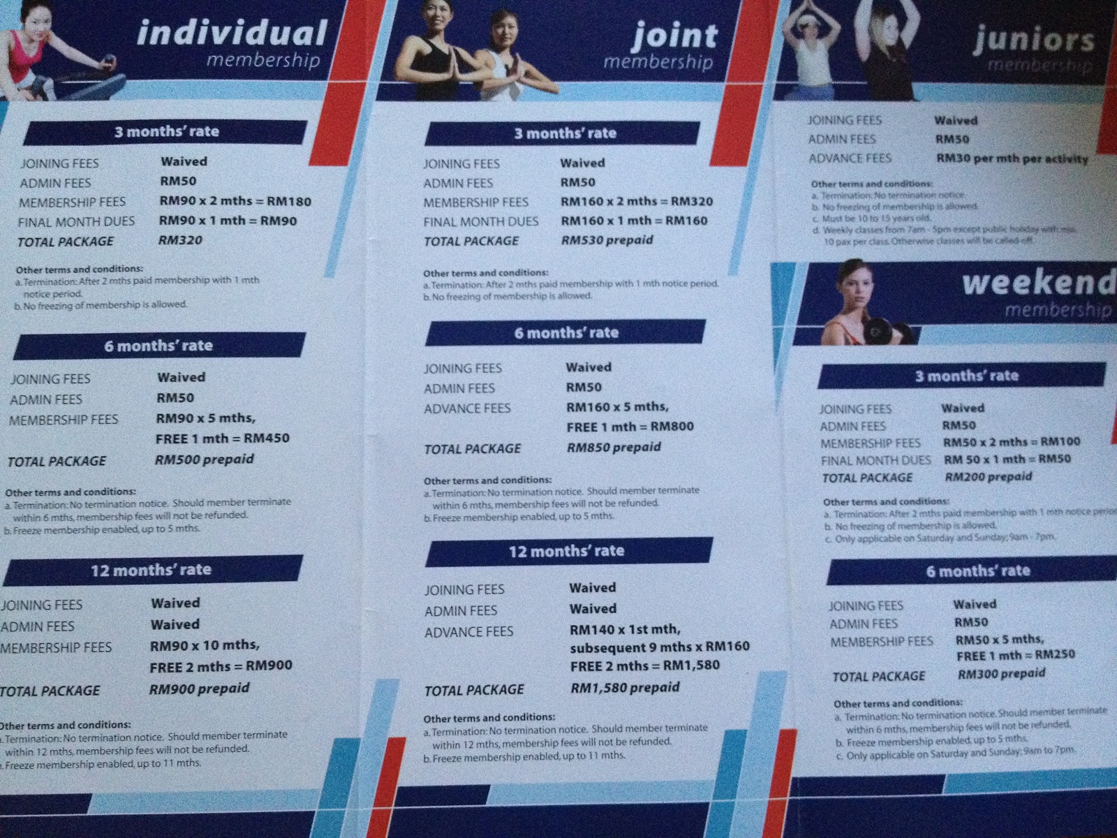 On Board Let�s workout at Clark Hatch Penang!