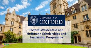 Oxford-Weidenfeld and Hoffmann Scholarships