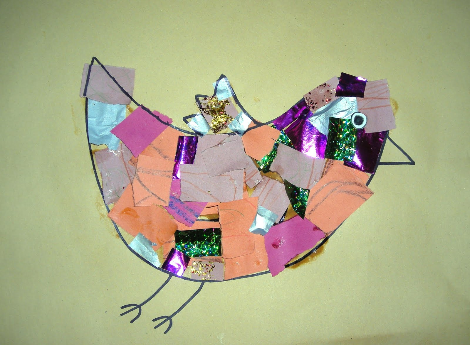 adaptive art Collage Birds