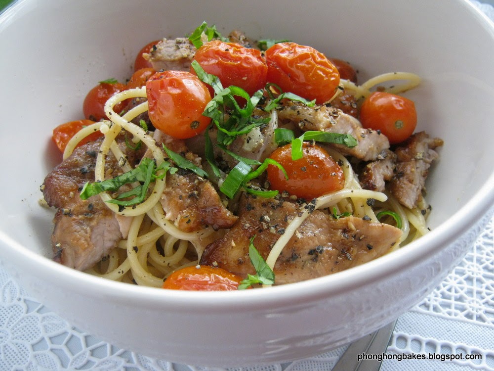 PH the Malaysian Carnivore Spaghetti With Pork Chops and Tomatoes