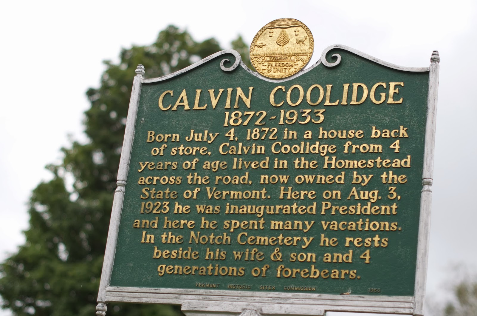 50 & Fabulous President Calvin Coolidge State Historic Site, Plymouth