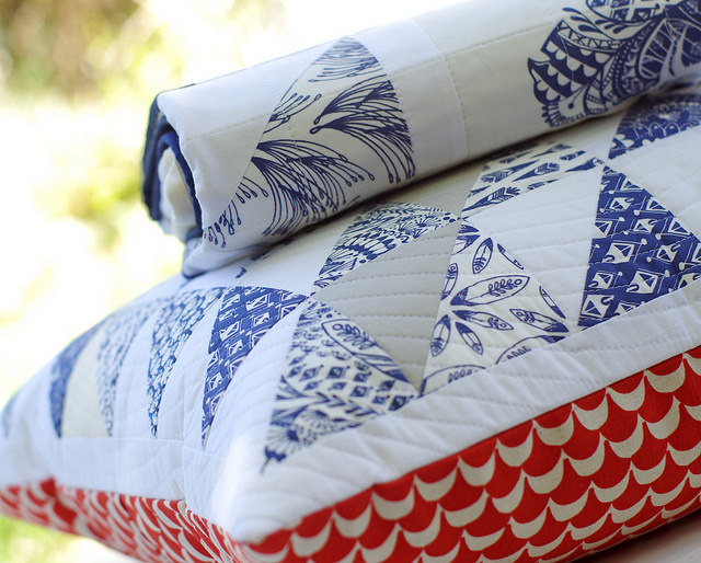 Bengal by Hawthorne Threads | Pillow and Quilt by Red Pepper Quilts