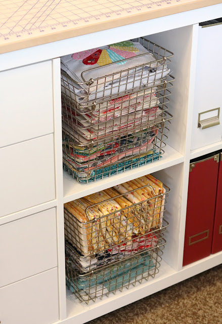 Great tips for storing and organizing all of your quilting projects - from A Bright Corner