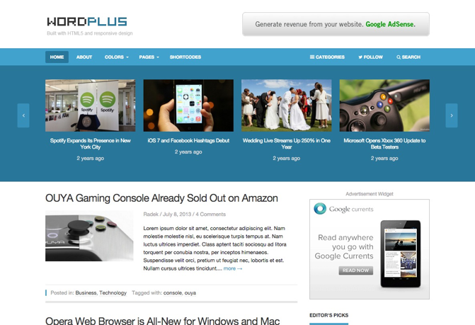 WordPlus Wordplus Wordpress theme