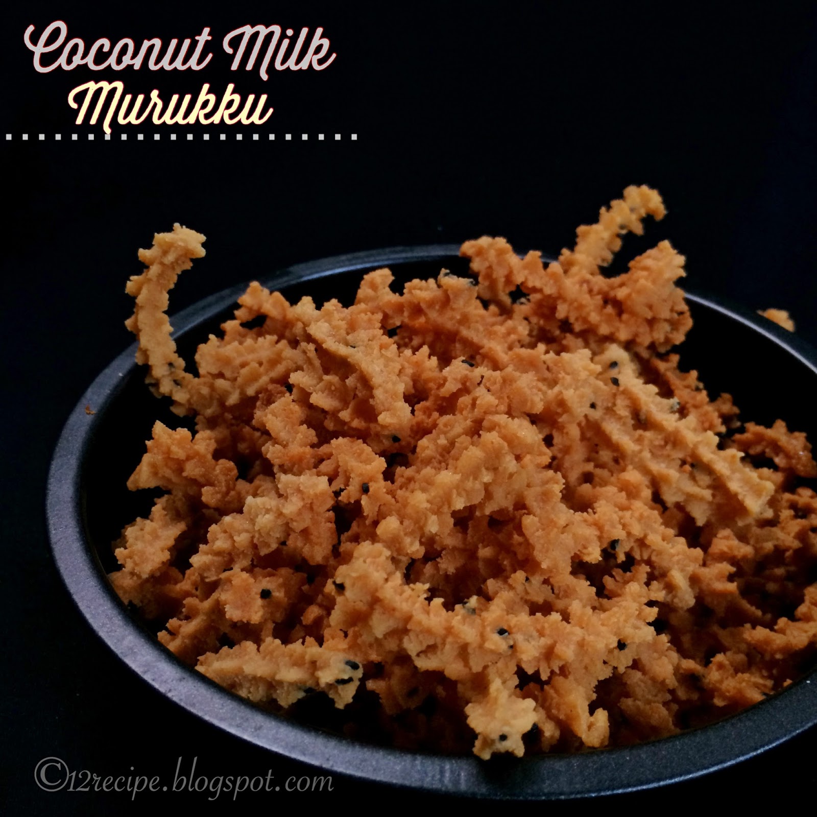 Coconut Milk Murukku Recipe Book