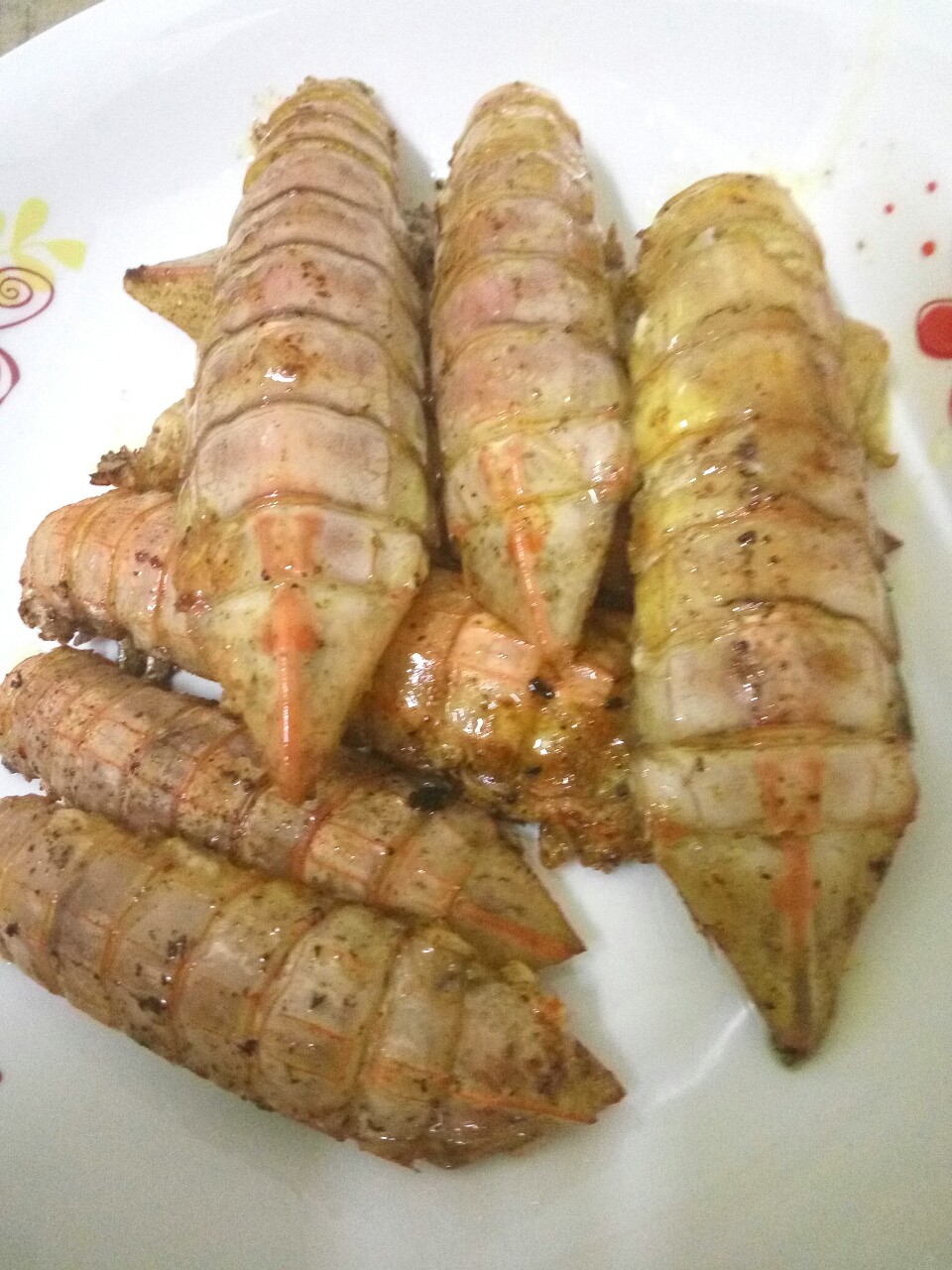 ♥Corat Coret Nusha ♥ Resepi Mudah  Udang Lipan Goreng