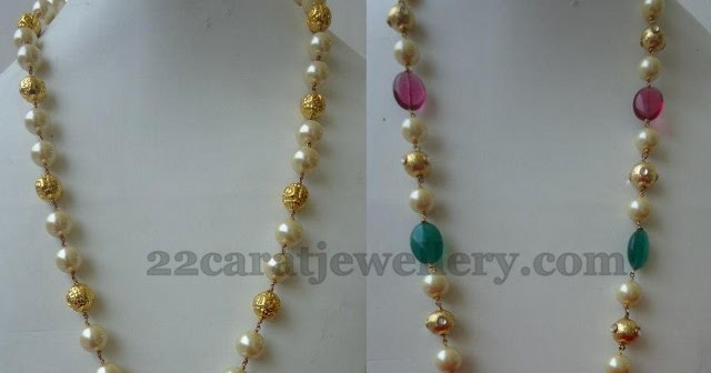 1 Gram Gold Beads Jewelry - Jewellery Designs