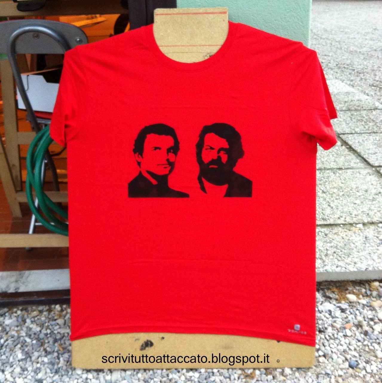 SCRIVITUTTOATTACCATO TShirt Bud Spencer e Terence Hill SCRIVITUTTOATTACCATO TShirt Bud Spencer e Terence Hill