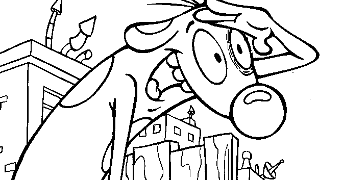 Catdog Coloring Pages | Learn To Coloring