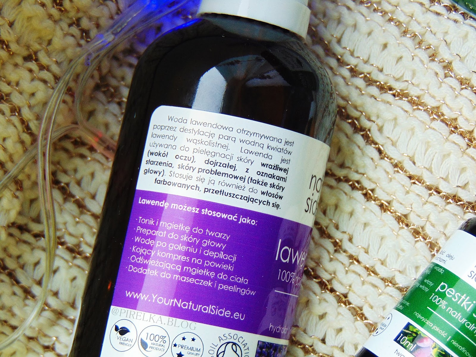 Hydrolat lawendowy - 100% naturalna woda, Your Natural Side