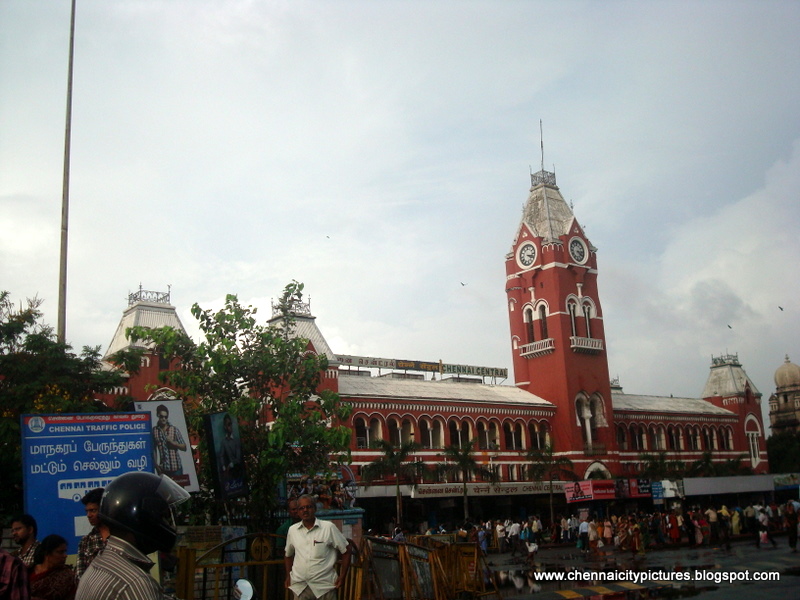 Chennai City Pictures Chennai Central Railway Station