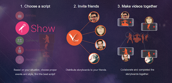 《Vcool+》提供的多方協作影片APP 《Vcool+》提供的多方協作影片APP