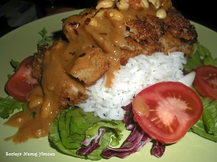 Sorieya's Homemade Cooking Panko Coconut Tempura Pork with homemade