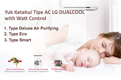 Tipe AC LG DUALCOOL with Watt Control Tipe AC LG DUALCOOL with Watt Control