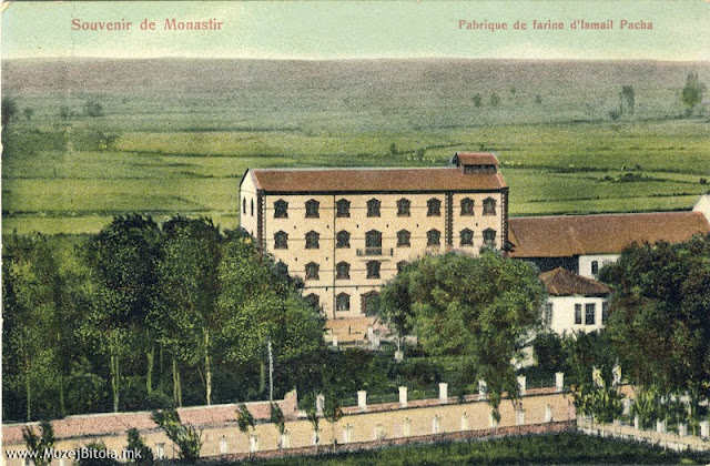 Млинот за жито на Исмаил Паша. Разгледница издадена околу 1910 год.