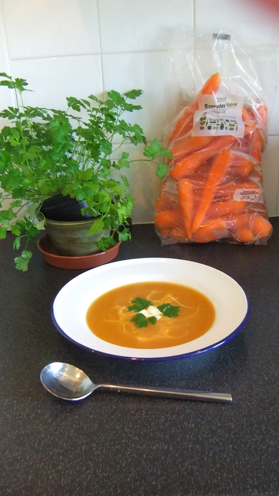 Two for the Price of One Carrot, Cumin and Coriander Soup