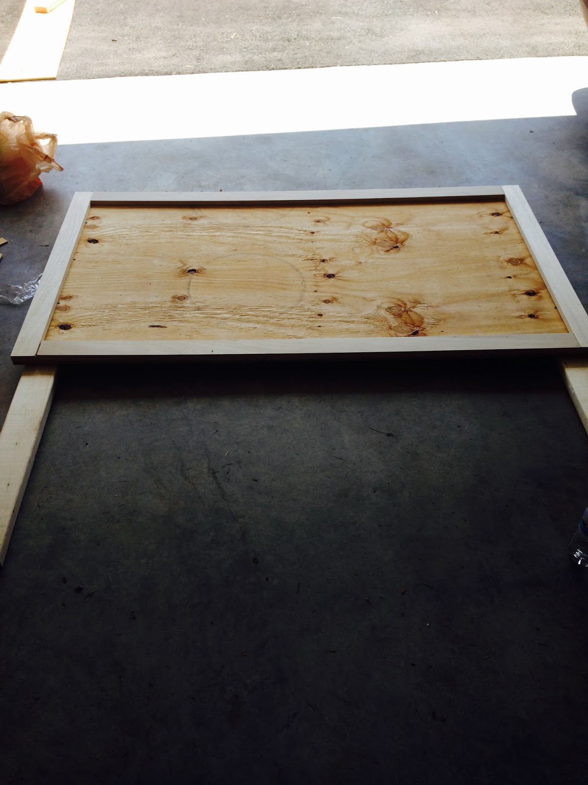 Goldens and Glue Guns DIY Wood Shim Headboard