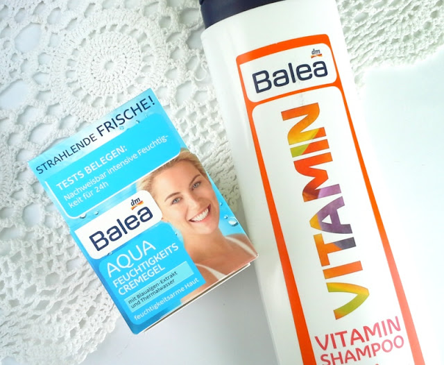 Balea Aqua Feuchtingskeits Cremegel, Balea Vitaminshampoo