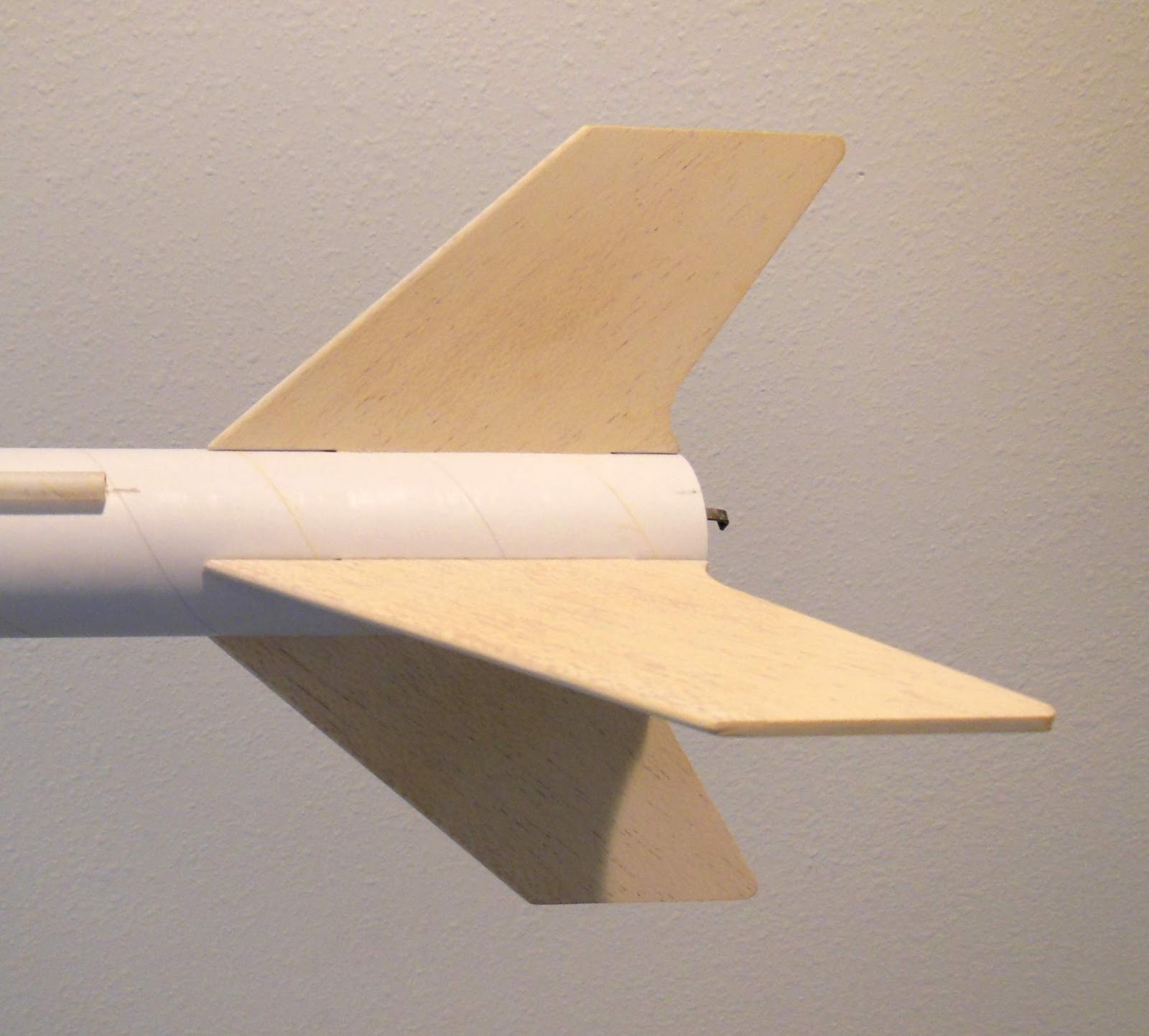 Model Rocket Building Centurion Project Part 5 Cosmic Explorer Fin Primer and Gluing