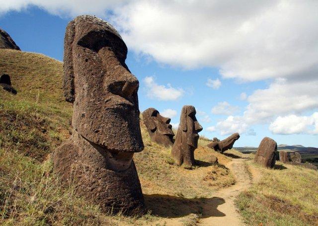 Easter Island of Pacific Ocean