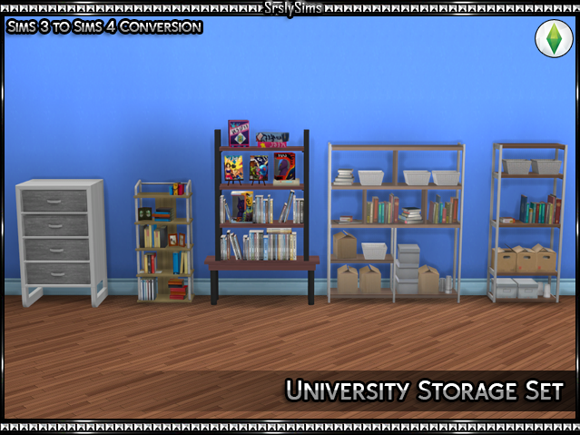 University Storage Set Srslysims