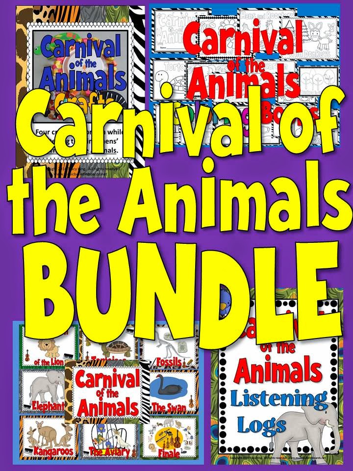 http://www.teacherspayteachers.com/Product/Carnival-of-the-Animals-Activities-and-Bulletin-Board-BUNDLE-1113571