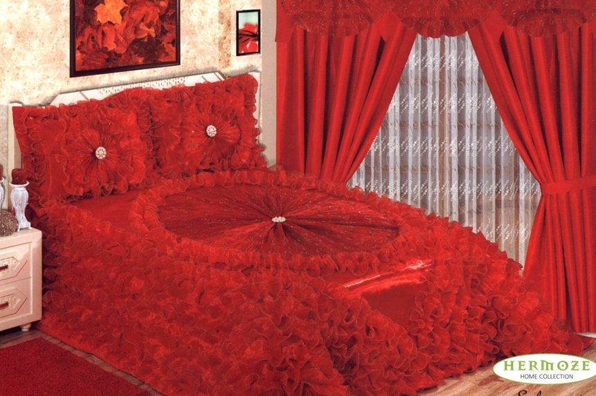 2013 Perdeli yatak örtüleri (Home Collection) Dekorasyon ve Mobilya