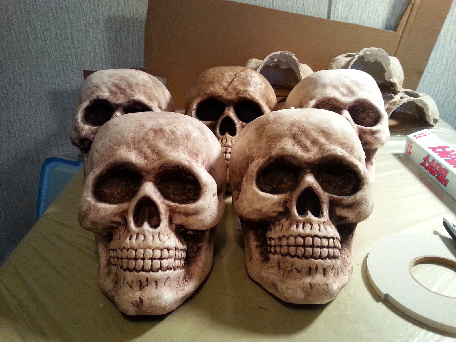 Paper Clay Skull How to Paper Mache Clay Skulls