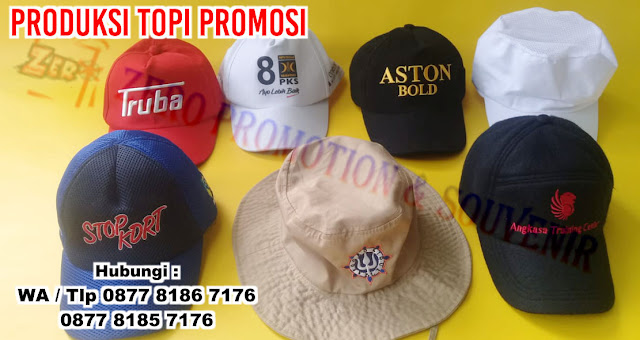 Terima Produksi segala jenis Topi serta souvenir untuk kebutuhan Promosi dan Event-Event Lainnya 