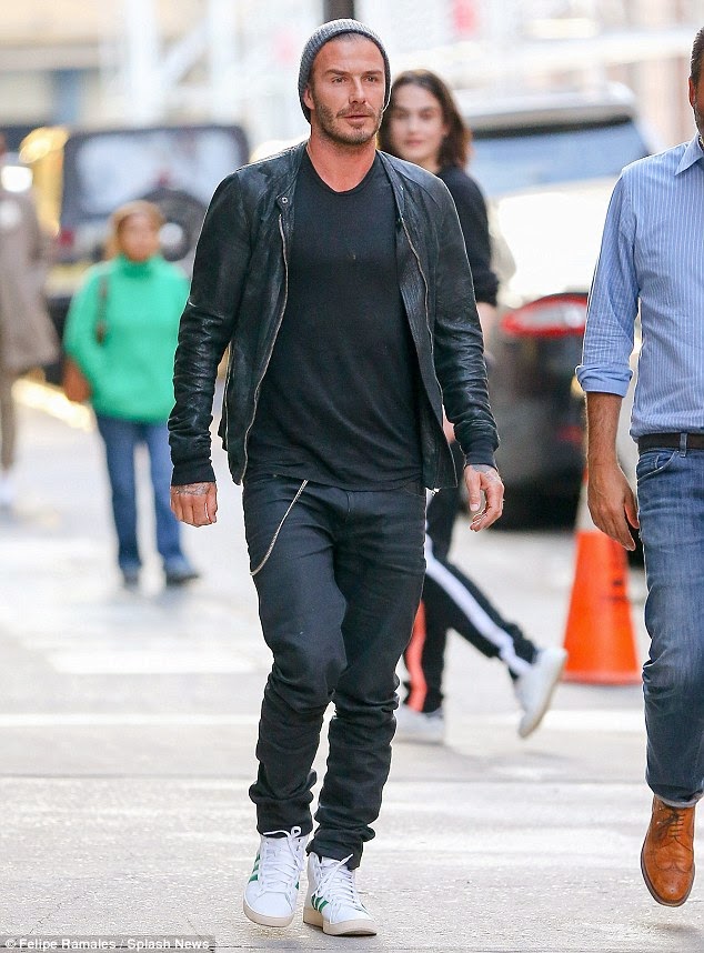 Wear It Like Beckham: David Beckham NYC Airport Style....