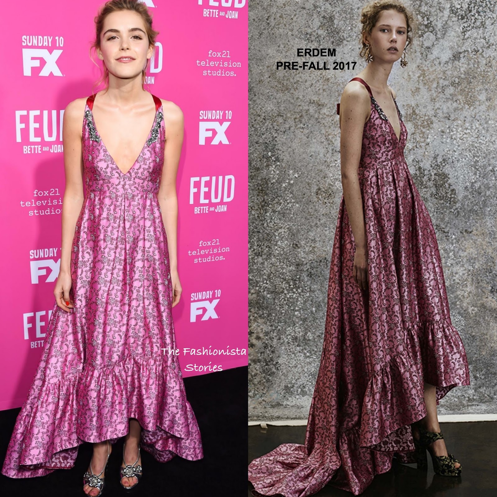 Kiernan Shipka in Erdem at the 'Feud: Bette And Joan' LA Premiere